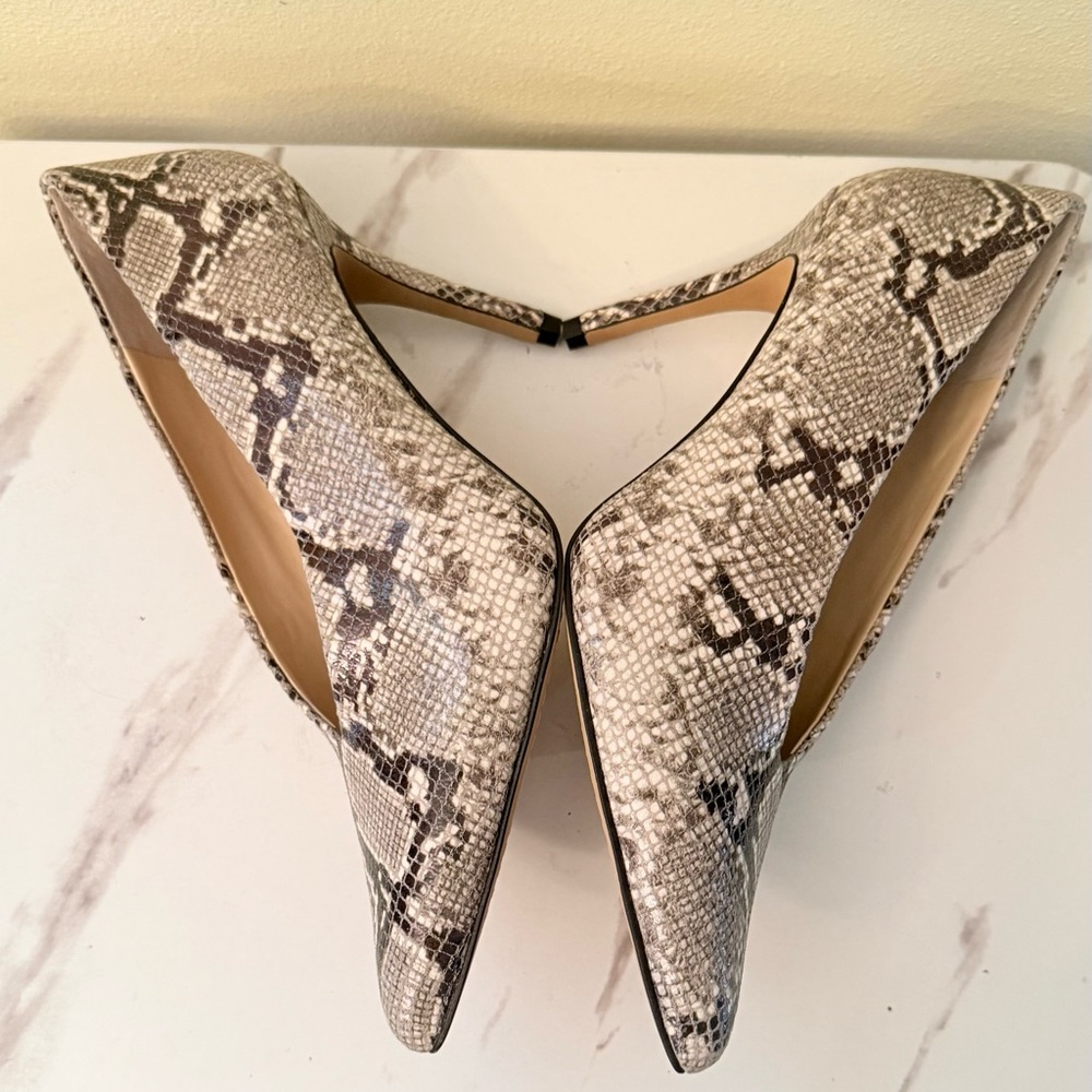 Vince Camuto Snake Print Pumps, NWOB, Size 7-1/2 - Picture 4 of 10